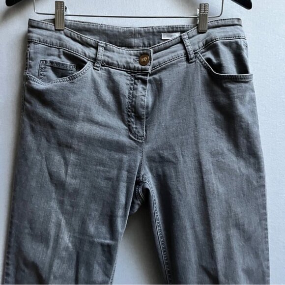 Gerry Weber straight fit grey denim jeans Sz 42R/ 32” - Picture 3 of 11